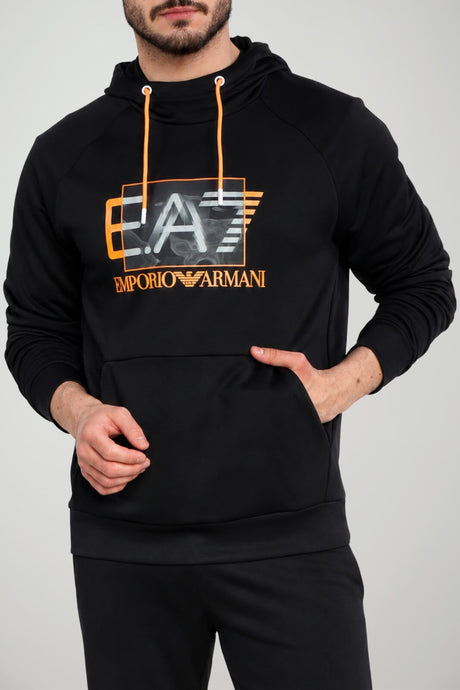 Emporio Armani Felpa Uomo stampa fluo