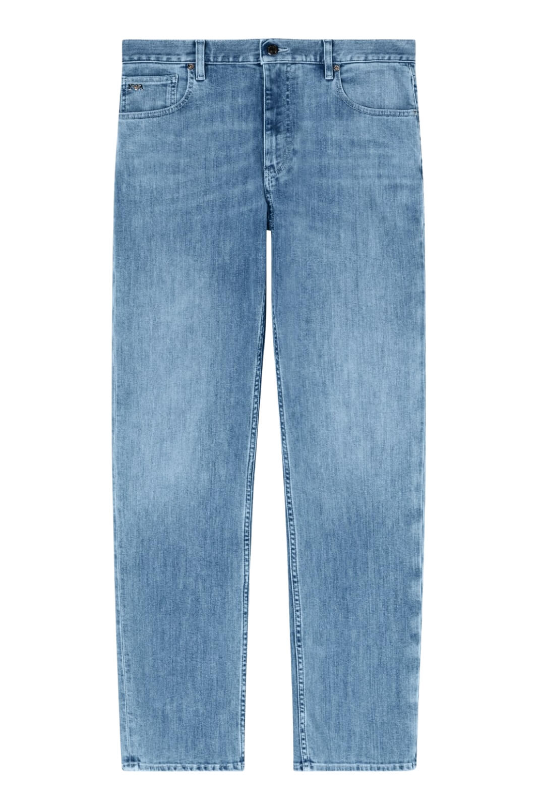 Jeans uomo Emporio Armani cinque tasche color light denim