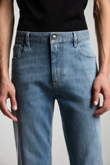 Jeans uomo Emporio Armani cinque tasche color light denim