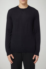 Emporio Armani Maglia Uomo in lana con bande jacquard