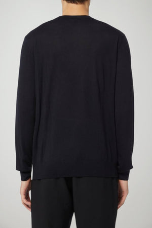 Emporio Armani Maglia Uomo in lana con bande jacquard