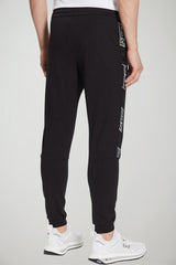 Emporio Armani Pantaloni Uomo con bande logate in gros grain