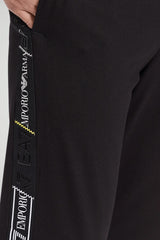 Emporio Armani Pantaloni Uomo con bande logate in gros grain