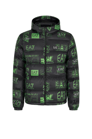 Emporio Armani Piumino Uomo stampa fluo