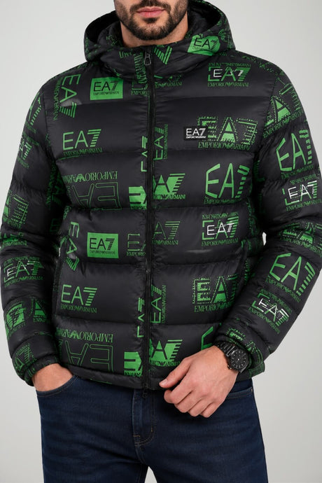 Emporio Armani Piumino Uomo stampa fluo