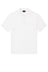Polo uomo Emporio Armani maniche corte in lyocell e cotone in tinta unita bianca