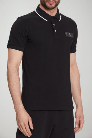 Emporio Armani Polo Uomo con logo patch