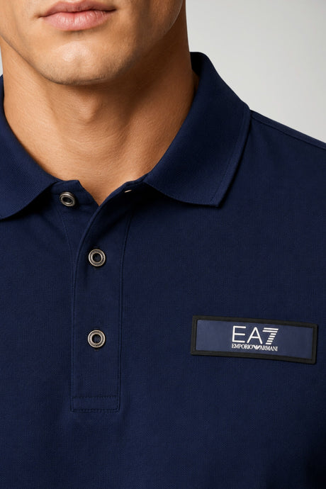 Emporio Armani Polo Uomo maniche corte con patch