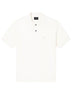 Polo uomo Emporio Armani in cotone slim fit in tinta unita color panna