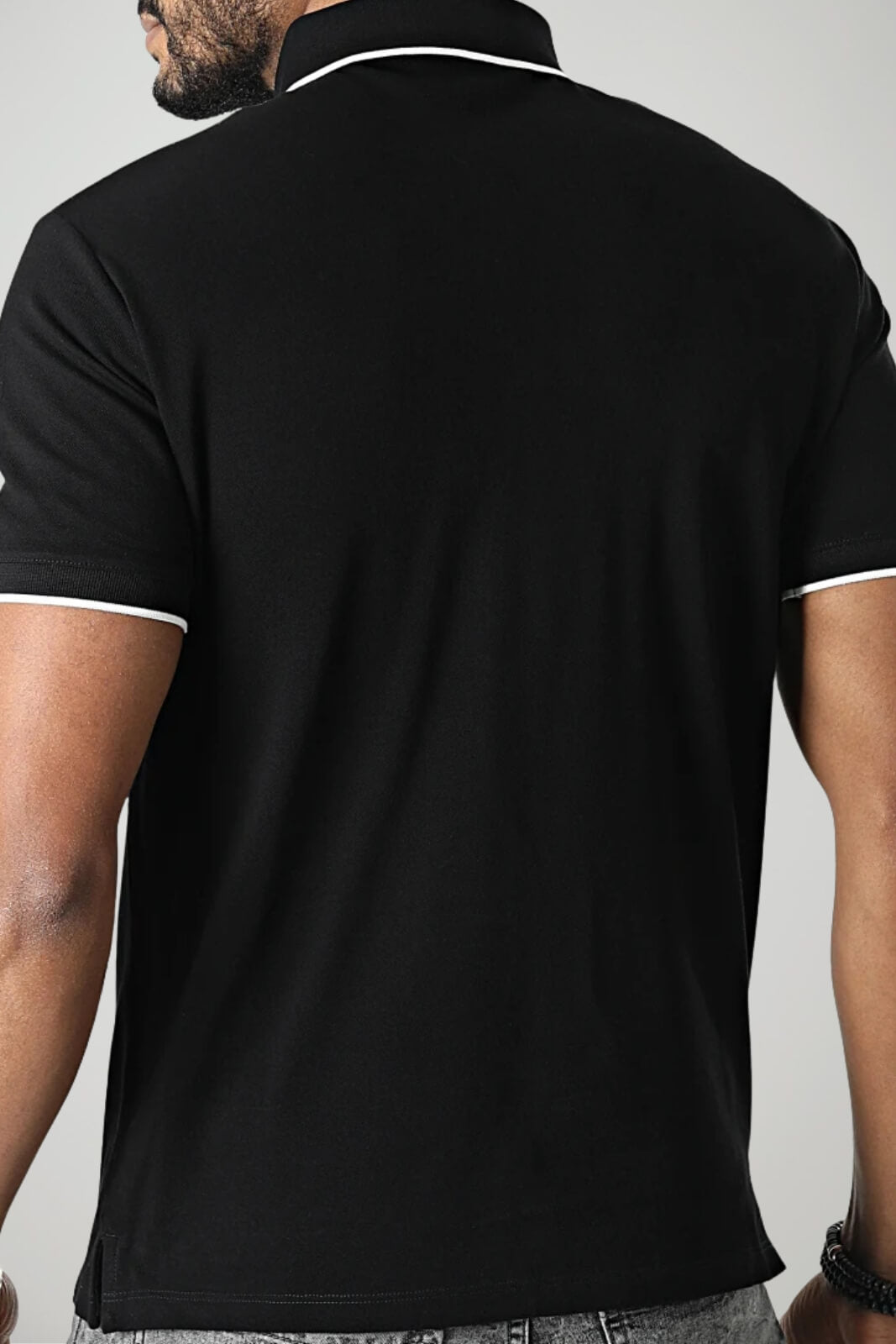 Emporio Armani Polo Uomo con profili a contrasto
