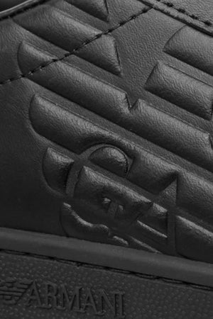 Emporio Armani Sneakers Uomo maxi logo in rilievo