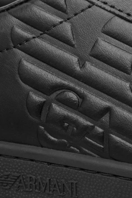 Emporio Armani Sneakers Uomo maxi logo in rilievo