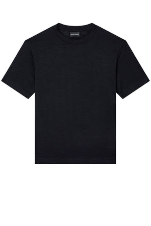 Emporio Armani T-shirt Uomo in jersey di fresco lana