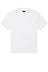 T-shirt uomo Emporio Armani regular fit in lyocell e cotone in tinta unita bianca