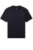 T-shirt uomo Emporio Armani maniche corte in lyocell e cotone tinta unita blu navy