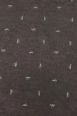 T-shirt uomo Emporio Armani blu navy con logo all over in jersey di misto cotone e lyocell