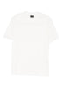T-shirt uomo Emporio Armani in misto modal e seta in tinta unita bianca