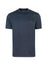 T-shirt uomo Emporio Armani in misto modal e seta in tinta unita blu navy