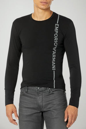 Emporio Armani T-shirt Uomo con stampa lettering