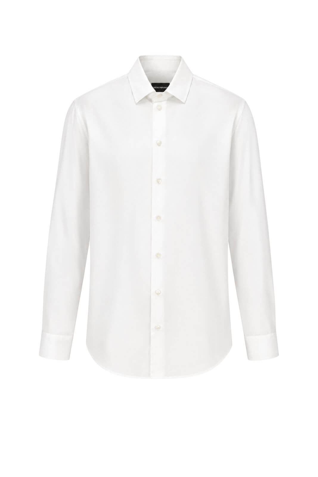Emporio Armani Camicia Uomo micro pattern / Bianco