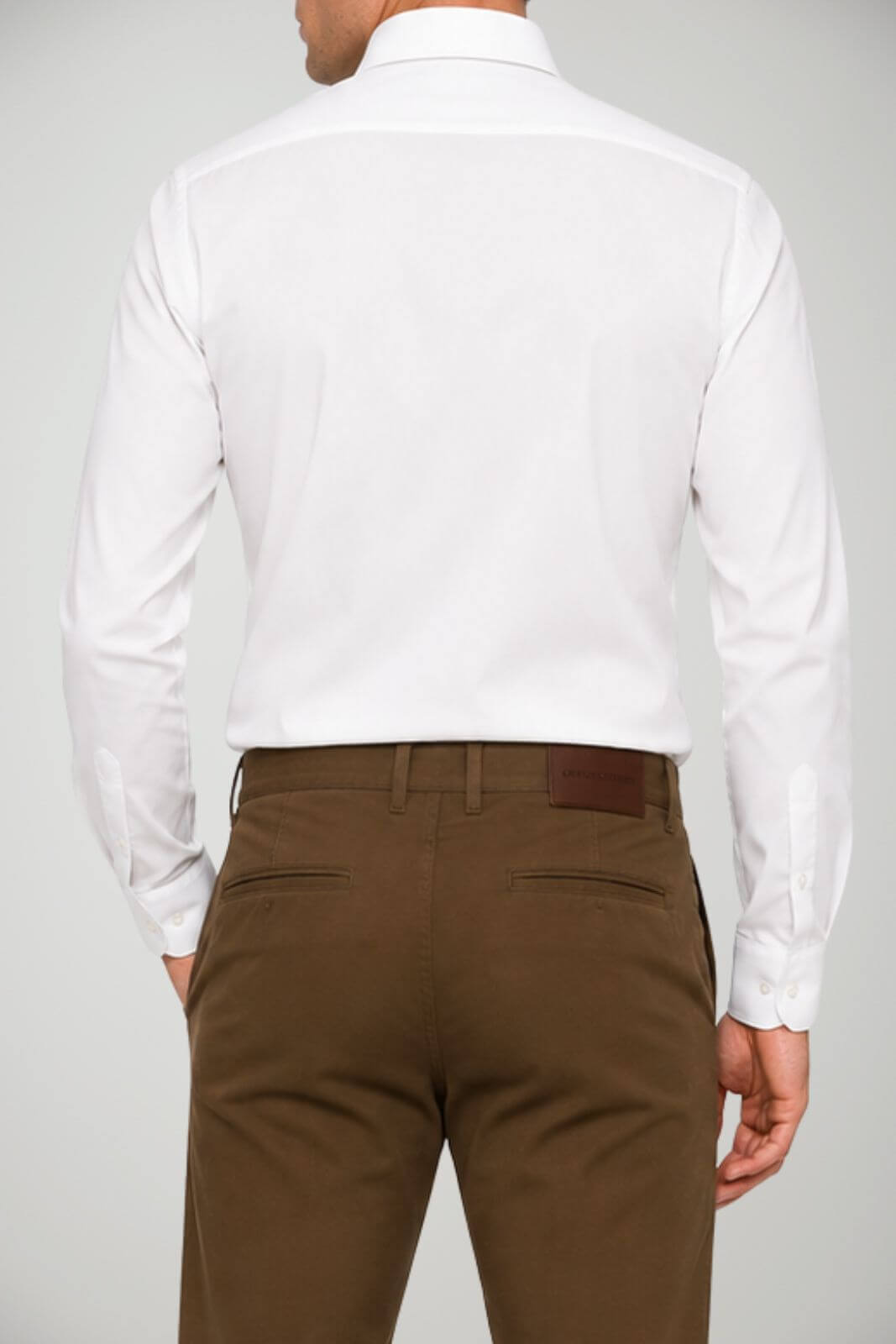 Emporio Armani Camicia Uomo micro pattern / Bianco