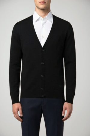 Emporio Armani Cardigan Uomo in lana / Nero