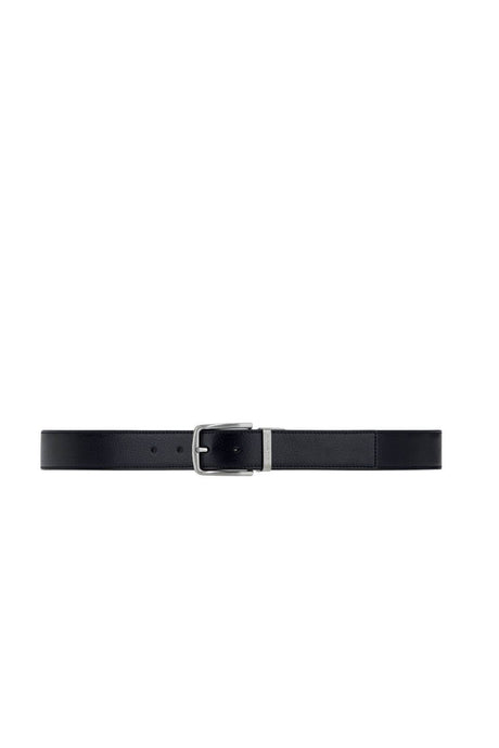 Emporio Armani Cintura Uomo in pelle / Nero/Moro