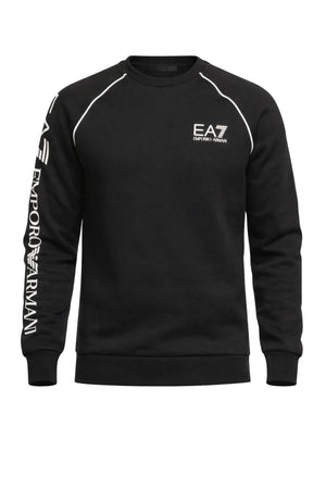 Felpa da uomo Emporio Armani a girocollo con logo