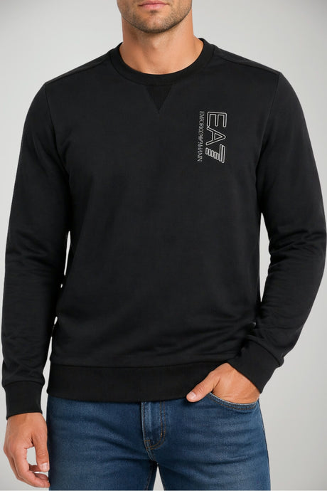 Felpa da uomo Emporio Armani con patch intercambiabile