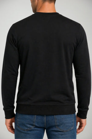 Felpa da uomo Emporio Armani con patch intercambiabile