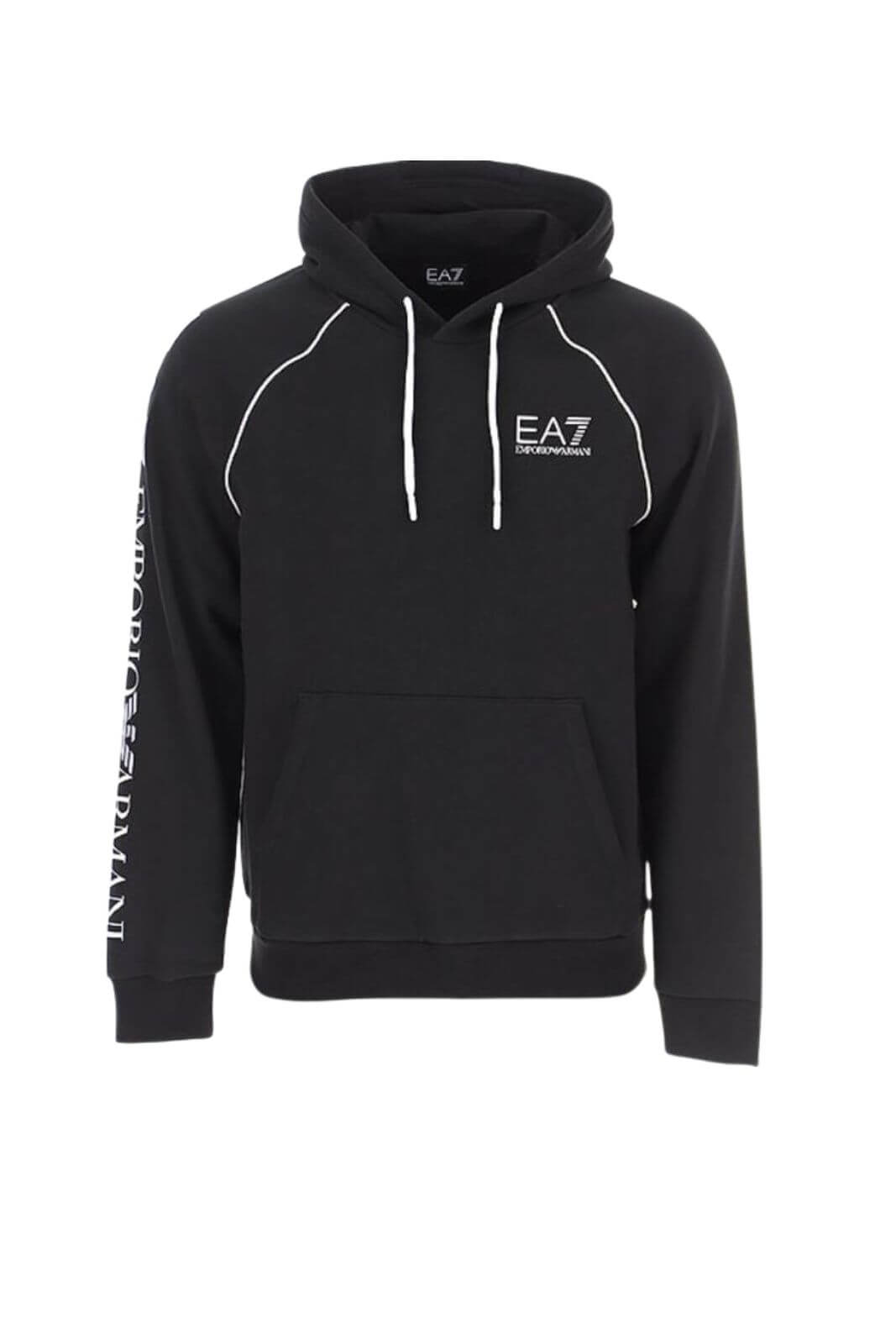 Emporio Armani Felpa Uomo logo a contrasto