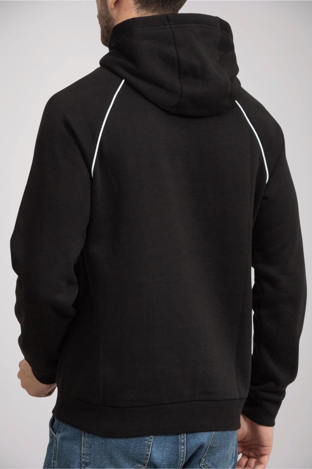 Emporio Armani Felpa Uomo logo a contrasto