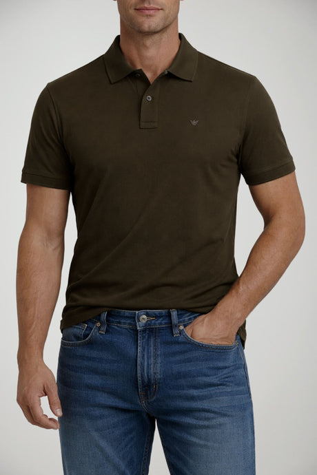 Polo da uomo Emporio Armani a maniche corte con logo