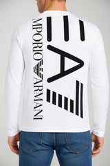 T-shirt a manica lunga da uomo Emporio Armani con stampa logo