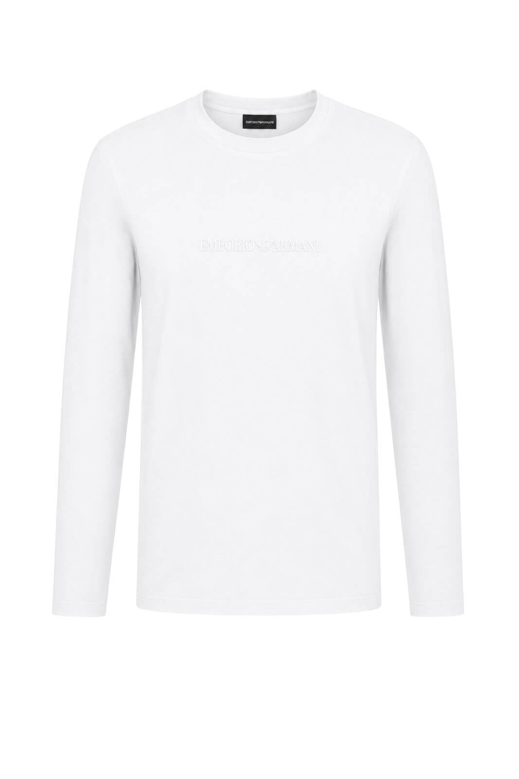 Emporio Armani T-shirt Uomo in cotone / Bianco
