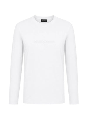 Emporio Armani T-shirt Uomo in cotone / Bianco