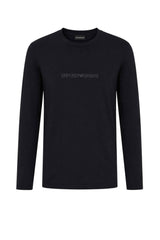 Emporio Armani T-shirt Uomo in cotone / Nero