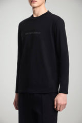 Emporio Armani T-shirt Uomo in cotone / Nero