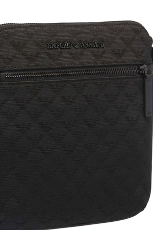 Emporio Armani Tracolla Uomo con logo jacquard