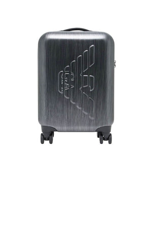 Emporio Armani Trolley da cabina con maxi logo in rilievo