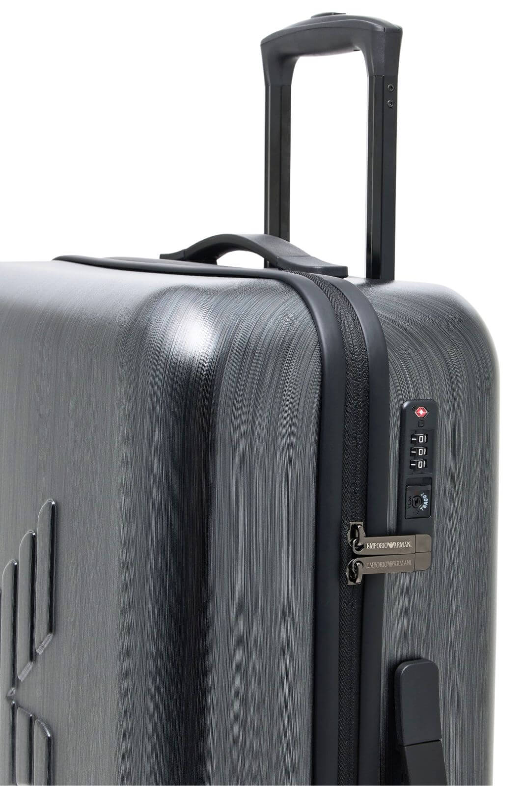 Emporio Armani Trolley grande in finitura metallizzata