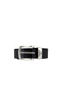 Emporio Armani Cintura Uomo Fibbia Nero Fronte