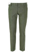 Pantaloni chino da uomo Entre Amis fronte verde militare