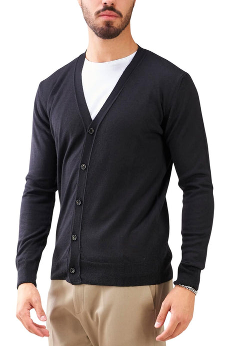 Daniele Alessandrini Men's Cardigan Wool Blend