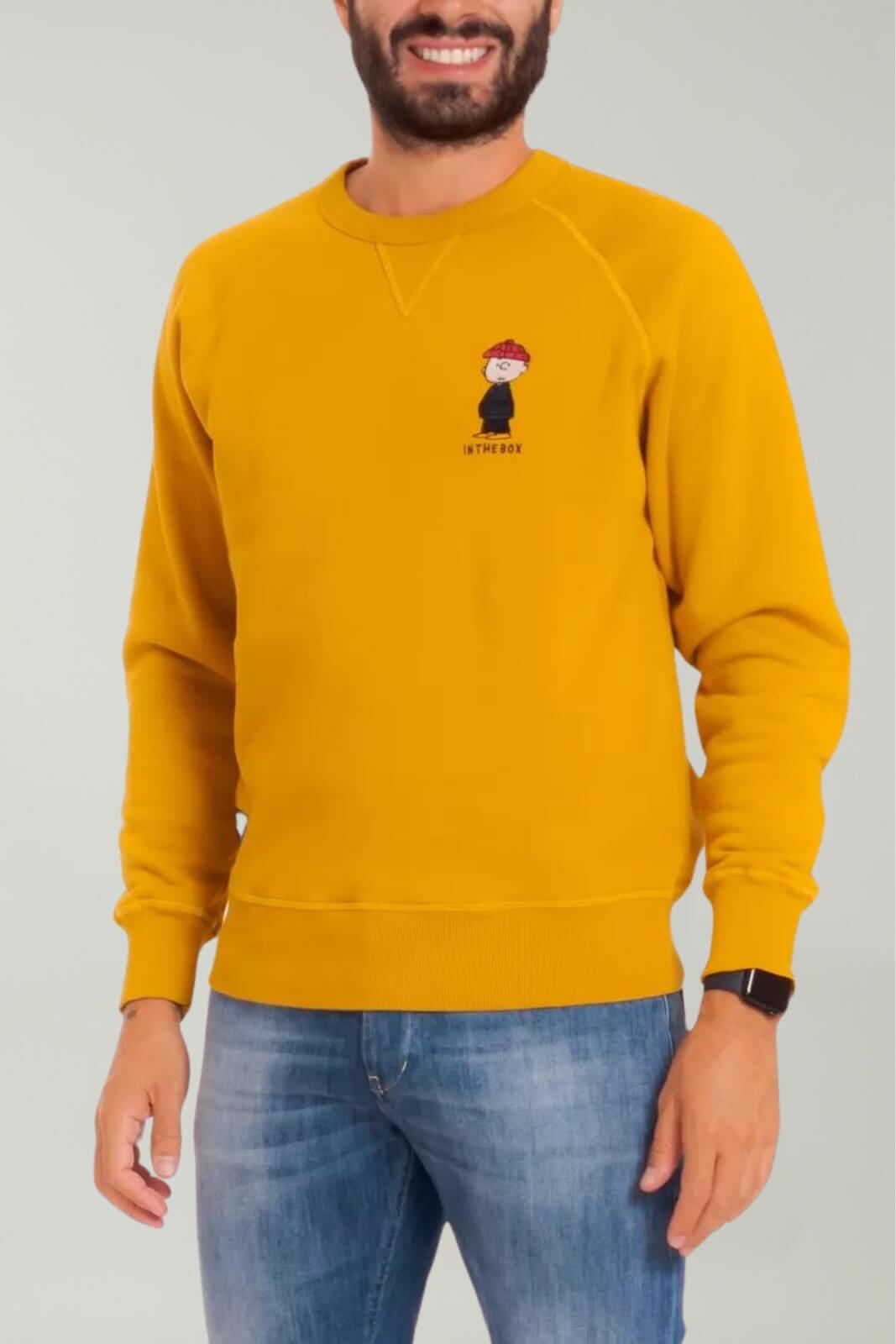 In the box Felpa Uomo ROUNDNECK CHARLIE BROWN