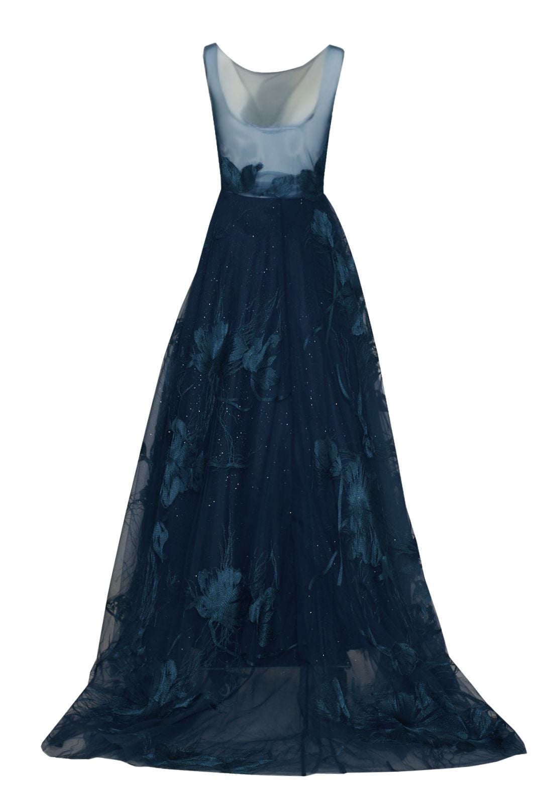 Fayazi abito donna lungo in tulle