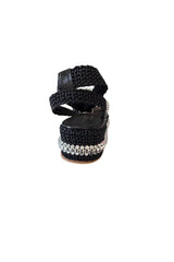 Sandali da donna Fiorina in rafia con strass