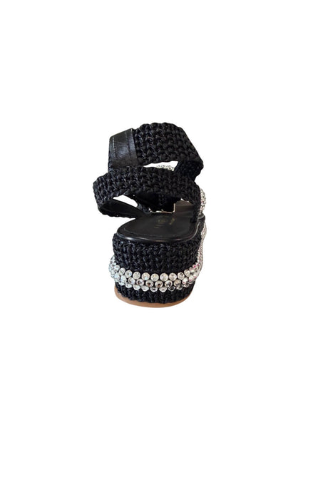 Sandali da donna Fiorina in rafia con strass