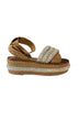 Sandali da donna Fiorina in rafia con strass