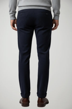 Pantaloni da uomo Four.ten in fantasia gessata